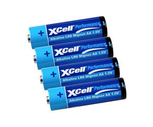 BATTERIE XCELL LR6/AA Mignon, Batteria alcalina, 3000 mAh, 1.5 V, Universale, per telecomandi