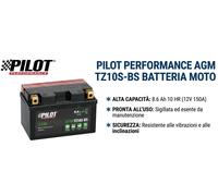 BATTERIE XPMTZ10SBS=YTZ10S APRILIA RXV 550 (VPX, VP) 01/06 12/13