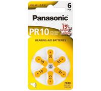 Batterie Zinco-Aria PR10 PR230L PR536 1.4V 100mAh 6pz Panasonic IBT-PAC-V10