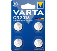 Batterien Batterie Knopfzelle CR2016 Varta 4-Pac NUOVO