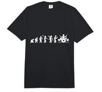 Batterista Dad Evolution Drumming Comfort Colors Adult Heavyweight T-Shirt