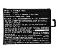 Battery 31.92Wh Li-Pol 3.8V - 8400mAh Black for Xiaomi - Tablet 31.92Wh Li-Pol 3.8V 8400mAh Black for Xiaomi Tablet Mi Pad 4 Pl NEW