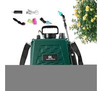 Battery Backpack Sprayer, Electric Garden Sprayer, Rechargeable Watering Equipment, Ergonomic Spray Design for Plant Care, Agriculture, Lawn, Yard, Backyard, Farm Use, Blue and Green