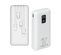 Rivacase VA2220 PowerBank con schermo 20.000mAh Bianco