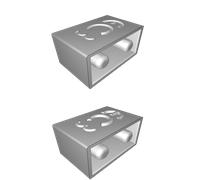 Battery Cap Cappuccio Batteria EC3 LiPo - Lettere in Rilievo e Incasso