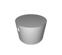 Battery Cap Cappuccio Batteria Olight S1R con Foro Laccio