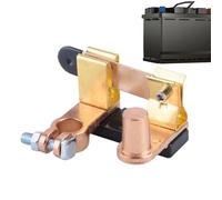 Battery Control Disconnect, Quick Isolator Shutoff Switches, 3.62x2.68in Heavy Duty Terminal Cutoff Kit, Portable Design, RV Powered Isolator for Marine, Auto, ATV, Boats, Vehicles