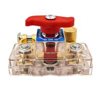 Battery Disconnect Button - Power Management Control | Automotive Safety Switch, Vehicle Electrical Disconnect Device, Heavy Duty Car Battery Cut Off System For Garage Workshop Sedan Rv Suv