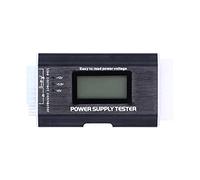 Battery effortless LCD Power Supply Tester for PC, Supports 24Pin ATX, PCI E Graphics Interfaces, Monitors Voltage Output