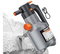 Battery Foam Sprayer - 2L Portable Rechargeable With Measuring Cup, Battery Powered Electric Foaming Sprayer | For Auto Home Kitchens Indoor Outdoor Garden Yard Patio Detailing Watering