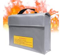 Battery Guard Case - Flame Resistant Fabric, Protective Storage Pouch, Fire | Wear-Resistant Safety Boxes, Portable Organizer Battery Storage Bag Fireproof Battery Guard Case Transportation And Charging