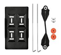 Battery Hold Down - ABS, Battery Tray Bracket, Batteries Clamp | Universal Fit Design Strong Anti Movement Support, Vibration Resistant Mounting Base, Batteries Mounting Base For Car, Truck, Trailer