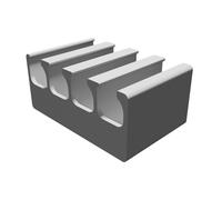 Battery Holder Compatible with Canon LP-E6 Batteries - 4 Slot Storage Solution