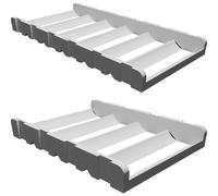Battery Holder for 26650 Quad/Hex Configuration with Contact Clips