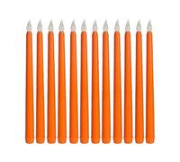 Battery operated taper candles - 12pcs electric flameless LED candles for table decor