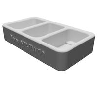 Battery Organizer for Sony NP-FW50 - 3-Slot Camera Battery Desktop Storage Stand
