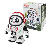 Battery Powered Dancing Toy, Space Panda Robot, 7,3 x 6,3 x 4,5 pollici Musical Interactive Toy with Light Effects, Electric Dancing Toys with Fun Movements, Kids Play Accessory for Birthday