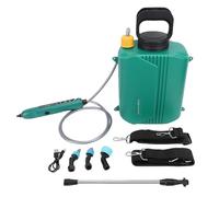Battery Powered Garden Sprayer Electric Weed Sprayer with 3 Mist Nozzles 6L Electric Backpack Sprayer with 3 Nozzles Retractable Wand Adjustable Strap for Lawn Garden Yard