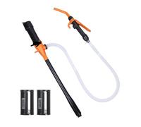 Battery Powered Siphon Pump - Electric Liquid Transfer 59cm, PC Cordless | Fluid Water Long Lasting Extractor For Transmission Fish Tank Boat Car RV Generator Lawn Mower Construction Site Home Industr