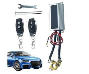 Battery Quick Disconnect With Remote - Portable Power Cutoff Device, Waterproof Auto-Off Battery Switch For Vehicles And Marine Use Truck Sedan Rv Boat Marine Road Trip Travel Control Safety