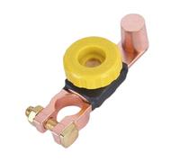 Battery Shut Off Controller, Isolator and Interrupter, Brass and ABS Design, Replacement for Cars, Trucks, Boats, and Other Vehicles, Compact Size, 1.26x3.35x0.79 Inches
