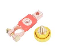 Battery Shut Off Controller, Isolator and Interrupter, Brass and ABS Design, Replacement for Cars, Trucks, Boats, and Other Vehicles, Compact Size, 1.26x3.35x0.79 Inches