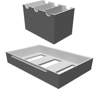 Battery Storage Case for Sony Alpha Cameras A65 A77 Compatible with NP-FM500H