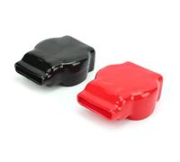 Battery Terminal Covers Positive & Negative | Universal PVC Guard Caps for Car/Truck/Motorcycle | Flame Retardant Thermal Insulation Particle Barrier Top Post Cap