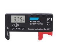 Battery Tester, BT 168 PRO Digital LCD Battery Tester 1.2 V 4.8 V Battery Checker for Small Batteries Pila a bottone