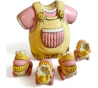 Battesimo Bomboniere 12 Passeggini da 4cm + 1 Salvadanaio 9cm Regali ospiti