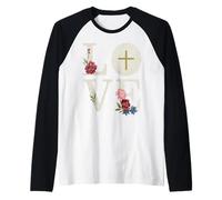 Battesimo Questa ragazza ha appena battezzato la comunione cristiana Maglia con Maniche Raglan