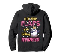 Batti Le Mani I 'm Getting Married Penguin Dabbbing Bride Felpa con Cappuccio