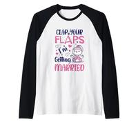 Batti Le Mani I'm Getting Married Yoga Bunny Relax Bride Maglia con Maniche Raglan
