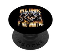 Batti le palpebre se mi vuoi Alpha Wolf Sigma PopSockets PopGrip Adesivo