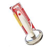 BATTICARNE A PUGNO IN ACCIAIO INOX 500gr DIAMETRO 85 mm " DEL LUCA" BATTI CARNE