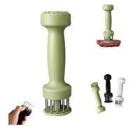 Batticarne compatto, 2026 nuovo batticarne in acciaio inossidabile, ago per inserire bistecche, manzo e pollo, rendendo le carni più saporite e tenere