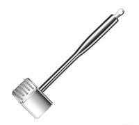 Batticarne in acciaio inossidabile 316, martello resistente a doppia faccia, design piatto e appuntito, manico ergonomico, per bistecche, strumento da cucina professionale, struttura in acciaio 316