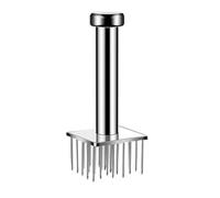 Batticarne in acciaio inox 304 con funzione di rimbalzo automatico, martello da cucina per manzo, maiale, pollo (ago quadrato 28)