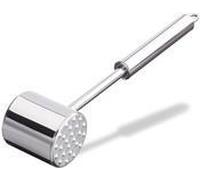 Batticarne in acciaio inox argento. NEW