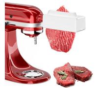 Batticarne Professionale, Utensile Elettrico per Batticarne con Coperchio Trasparente, Design Sicuro A Pressione Singola E Facile da Pulire, per Cucina, Campeggio E Grigliate All'aperto