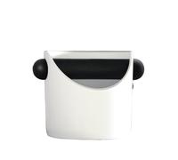 Battifondi Caffè Contenitore for caffè con cuscinetti antiscivolo, contenitore professionale rimovibile, cestino for rifiuti, accessori for baristi, utensili for la casa(White)