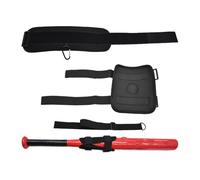 Batting Swing Trainer, battitore magnetico, migliora la precisione del lancio, robusta attrezzatura per l'allenamento dei giovani per esterni, cortile, pratica, esercitazioni sportive, colore nero