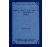 Battioni,Gianluca. - Carteggio degli oratori mantovani alla corte sforzesca 1450