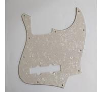 Battipenna a 10 fori per basso Jazz J a 4 corde Fender USA/Mexican Jazz Bass Guitar (7-Light Yellow Pearl)