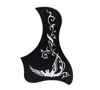 Battipenna Acustica Professionale Per Chitarra Battipenna Per Chitarra Acustica Per Chitarre Da 40 Pollici E 41 Pollici Battipenna Professionale Facile Da Installare(Silver)
