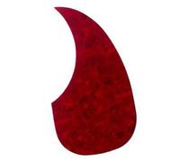 Battipenna autoadesiva Accessorio Per Battipenna Per Chitarra Trasparente Resistente Ai Graffi A Forma Di Uccello In Celluloide Nera Rossa Da 38 "40/41"(Red,41 Water)