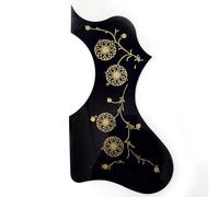 Battipenna autoadesiva Battipenna Per Chitarra Acustica Sinistra/destra Autoadesivo Nero Per Accessori Per Chitarra Con Motivo Tartaruga(R)