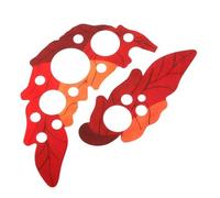 Battipenna Autoadesivo A Forma Di Foglia Di Vite Rossa Per Chitarra Acustica Da 41 Pollici