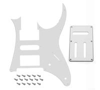 Battipenna bianco perlato adatto per ibanez IB7V 10 fori design bianco (A)