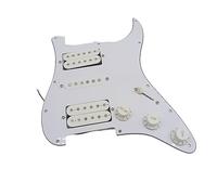 Battipenna Caricato A Piastra Precablata HSH A 3 Strati A 11 Fori Per Parti Di Riparazione Di Ricambio Per Chitarra (Color : White)